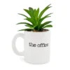 Silver Buffalo The Office "World's Best Boss" 3-Inch Ceramic Mini Planter With Artificial Succulent 1 Silver Buffalo The Office "World's Best Boss" 3-Inch Ceramic Mini Planter With Artificial Succulent -Artificial Plant Shop GUEST 065cb20c 83bb 422a 962d c9eb7a13052b