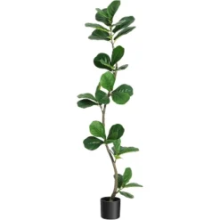 Tall Faux Olive Tree With Black Planter, Indoor Artificial Plant For Home Office & Living Room Decor, Realistic Maintenance-Free Greenery -Artificial Plant Shop GUEST 1638f49d 69ca 4fc4 b4fe cb46c10ee482