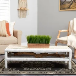 Nearly Natural 20-in Vanilla Grass Artificial Plant In Decorative Planter -Artificial Plant Shop GUEST 205094dc 1f37 43d1 a81b 8df5e5582bfa