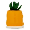 Silver Buffalo Sanrio Gudetama Meditation 3-Inch Mini Planter With Artificial Succulent -Artificial Plant Shop GUEST 214dcd4b 5378 4f25 a607 d54c3da57a31