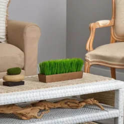 Nearly Natural 12-in Grass Artificial Plant In Decorative Planter -Artificial Plant Shop GUEST 21bbda96 bfa8 4471 8d9c e40e8f028544