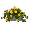Nearly Natural Hibiscus Artificial Plant In Stone Planter -Artificial Plant Shop GUEST 2c733bec 2f95 4051 b2ce 02160b705a9a
