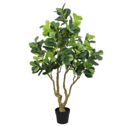 KWPZQEB 7FT H Artificial Banyan Tree, Large Faux Greenery With Natural Look Leaves, Tall Lush Faux Tree With Black Nursery Planter For Indoor, Outdoor -Artificial Plant Shop GUEST 2ceb5df1 e56f 4ae4 8e93 53fba26a3e71
