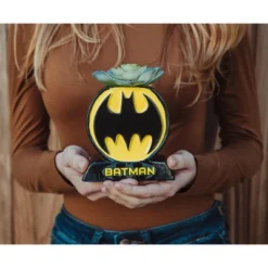 Batman Bat Logo 9x5 Inch Ceramic Planter W/ Artificial Plant -Artificial Plant Shop GUEST 3c52e1fc 4b17 4136 8f0e abbbcb018507