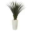 Nearly Natural 5-ft Spiky Agave Artificial Plant In White Tower Planter 1 Nearly Natural 5-ft Spiky Agave Artificial Plant In White Tower Planter -Artificial Plant Shop GUEST 44abeb36 8af2 4faa 8203 192e7b6d6ca7