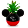 Silver Buffalo Disney Mickey Mouse 3-Inch Ceramic Mini Planter With Artificial Succulent -Artificial Plant Shop GUEST 65b51c71 9c92 41fc b16c f10b3d9621f8