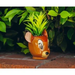 Silver Buffalo Disney Bambi 5-Inch Ceramic Mini Planter With Artificial Succulent -Artificial Plant Shop GUEST 6c576c3f f61b 4c72 a51d 75a4145a0b41