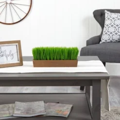 Nearly Natural 12-in Grass Artificial Plant In Decorative Planter -Artificial Plant Shop GUEST 6e673c43 6d5c 4a6e 88f3 6d43c5c8a3f3