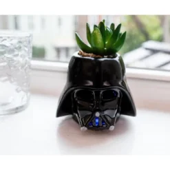 Silver Buffalo Star Wars Darth Vader Helmet Light-Up Mini Planter With Artificial Succulent -Artificial Plant Shop GUEST 76c15d97 b967 4cf9 8b84 614db1da20fb