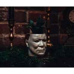 Silver Buffalo Halloween Michael Myers 3-Inch Ceramic Mini Planter With Artificial Succulent -Artificial Plant Shop GUEST 79697d23 3342 4c0a bb9c 2e8ef8cb49f6