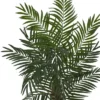 5.5ft Artificial Areca Palm Tree In White Tower Planter - Nearly Natural