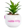 Silver Buffalo Sanrio Hello Kitty Face 3-Inch Ceramic Mini Planter With Artificial Succulent -Artificial Plant Shop GUEST 81ffed3e c7d4 4d4f 944d dfc53905b552