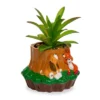 Silver Buffalo Disney The Fox And The Hound 3.25-Inch Mini Planter With Artificial Succulent