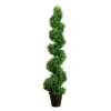 Nearly Natural 5-ft UV Resistant Boxwood Spiral Topiary Artificial Tree In Decorative Planter (Indoor/Outdoor) 1 Nearly Natural 5-ft UV Resistant Boxwood Spiral Topiary Artificial Tree In Decorative Planter (Indoor/Outdoor) -Artificial Plant Shop GUEST 9f8ebb69 5f4e 4ee5 bb0e 1cdc8aa26003