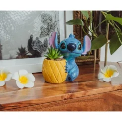 Silver Buffalo Disney Lilo & Stitch Pineapple 6-Inch Planter With Artificial Succulent -Artificial Plant Shop GUEST a0685260 bcf3 46ab 8c93 6b95c60b2967