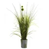 Nearly Natural Grass & Dandelion With Cement Planter -Artificial Plant Shop GUEST ae85d1fa 975a 4d78 af8a 791377e4466c