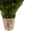3' Cedar Artificial Plant In Barrel Planter - Nearly Natural -Artificial Plant Shop GUEST b22e8e23 8f9e 4996 8535 da85334c271f