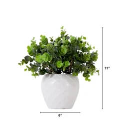 Nearly Natural 11-in Artificial Boxwood Plant With Decorative Planter 11 Nearly Natural 11-in Artificial Boxwood Plant With Decorative Planter -Artificial Plant Shop GUEST b4f9dbd5 e5f0 4c43 8f49 70c17f47bdb7