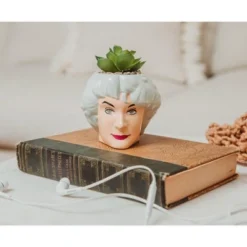 Silver Buffalo The Golden Girls Dorothy 3-Inch Ceramic Mini Planter With Artificial Succulent 11 Silver Buffalo The Golden Girls Dorothy 3-Inch Ceramic Mini Planter With Artificial Succulent -Artificial Plant Shop GUEST bc453a0d a530 4dfb 83c3 242d0fdb6455