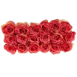 Nearly Natural 6-in Dozen Silk Roses In Ceramic Rectangular Planter -Artificial Plant Shop GUEST be6f87e5 d440 4162 8b1f b881797c1914