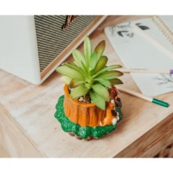 Silver Buffalo Disney The Fox And The Hound 3.25-Inch Mini Planter With Artificial Succulent -Artificial Plant Shop GUEST c8b4fc70 181c 4e59 bd83 cd5c945ea70a