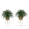 Nearly Natural 34-in Artificial River Fern Plant In Metal Planter With Stand DIY KIT (Set Of 2) -Artificial Plant Shop GUEST cccd3583 8b65 499c 9a42 92b6fe755d47
