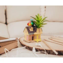 Silver Buffalo Disney And Pixar Up House 5-Inch Ceramic Mini Planter With Artificial Succulent -Artificial Plant Shop GUEST cda4f861 91eb 484b b9e1 60d34d996f49