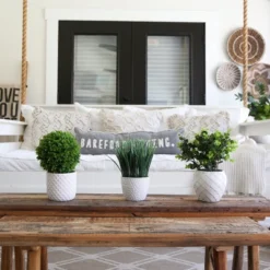 Nearly Natural 11-in Artificial Boxwood Plant With Decorative Planter 10 Nearly Natural 11-in Artificial Boxwood Plant With Decorative Planter -Artificial Plant Shop GUEST ce813e10 e9f3 4c4c a01d 35485d33105b 1