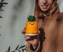 Silver Buffalo Sanrio Gudetama Meditation 3-Inch Mini Planter With Artificial Succulent -Artificial Plant Shop GUEST d3f7c5f9 faf4 4ea4 aa37 21ec0e5f9a66