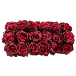 Nearly Natural 6-in Dozen Silk Roses In Ceramic Rectangular Planter -Artificial Plant Shop GUEST db743e27 997b 48d5 bf60 3edea7f0b68b