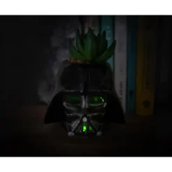 Silver Buffalo Star Wars Darth Vader Helmet Light-Up Mini Planter With Artificial Succulent -Artificial Plant Shop GUEST e5662a31 59e1 4062 a2a9 a93095258a6b