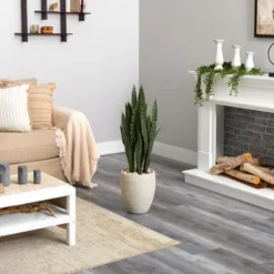 Nearly Natural 40-in Artificial Sansevieria Snake Plant In Sand Colored Planter -Artificial Plant Shop GUEST e9ea2045 2118 4cca bac0 23b6c0c0497f