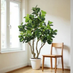 KWPZQEB 7FT H Artificial Banyan Tree, Large Faux Greenery With Natural Look Leaves, Tall Lush Faux Tree With Black Nursery Planter For Indoor, Outdoor -Artificial Plant Shop GUEST eb82ec67 65ba 4b0f 8010 69d3cfee3934