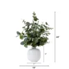 Nearly Natural 24-in Artificial Eucalyptus Leaves Arrangement With Ceramic Planter -Artificial Plant Shop GUEST ffd96baf dcef 40cc 940d 326c5882f85f